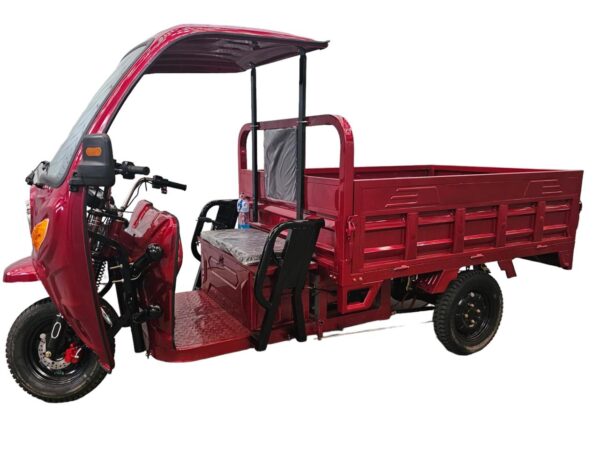 TRICICLO ELECTRICO 1000 KILOS GRANDE HOMOLOGADO, FRENO DE DISCO DELANTERO, PARABRISA DE REGALO - Imagen 3