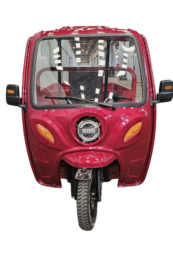 TRICICLO ELECTRICO 1000 KILOS GRANDE HOMOLOGADO, FRENO DE DISCO DELANTERO, PARABRISA DE REGALO - Imagen 4