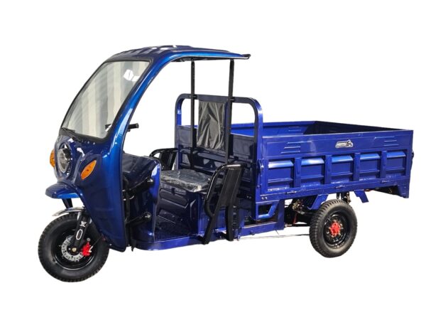 TRICICLO ELECTRICO 1000 KILOS GRANDE HOMOLOGADO, FRENO DE DISCO DELANTERO, PARABRISA DE REGALO - Imagen 2